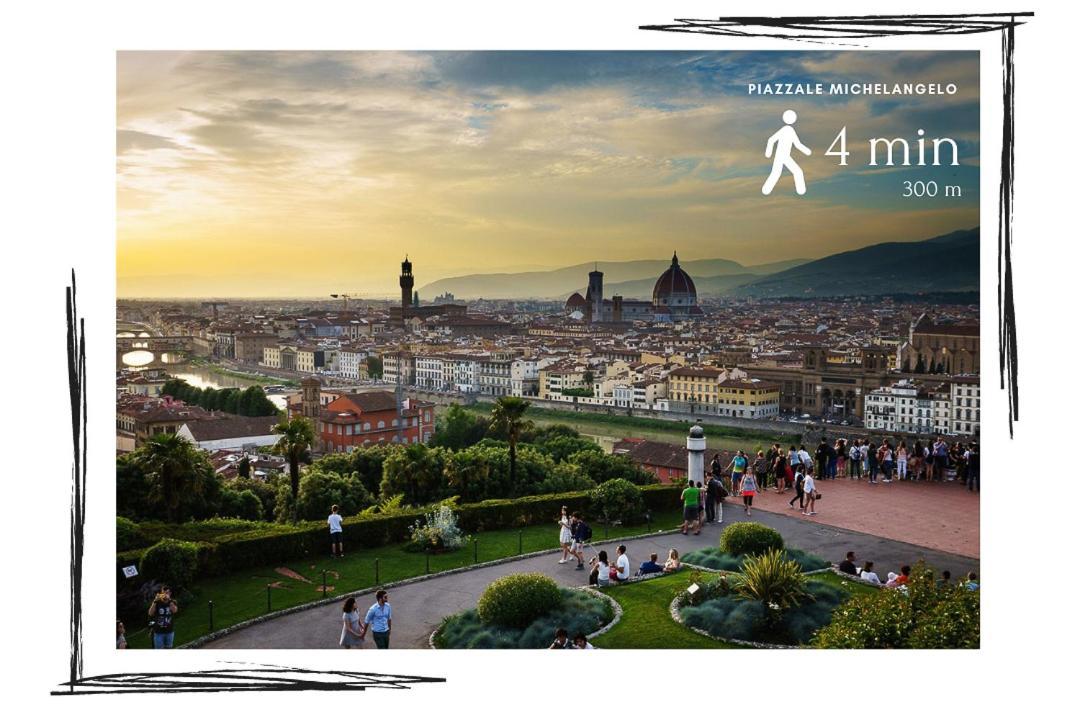 Elegante Casa Ai Piedi Di Piazzale Michelangelo Apartment Florenţa Exterior foto